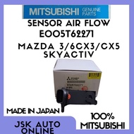 E005T62271 SENSOR AIR FLOW MAZDA CX-5 MAZDA-3 2.0(5PIN)100% GENUINE PARTS MITSUBSHI ELECTRIC JAPAN