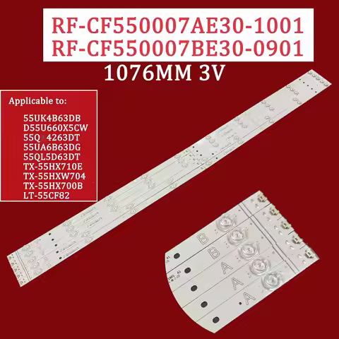 LED backlight RF-CF550007AE30-1001 A1 for 55UK4B63DB TX-55HX710E D55U660X5CW TX-55HXW704 55QA4263DT 