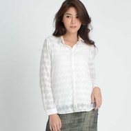 GSP GORGEOUS BLOUSE เสื้อไม่มีปก แขนยาว(SL1DWH)