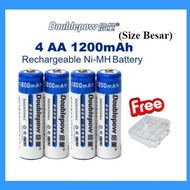 Genuine Doublepow Rechargeable Battery 900 1200mAh AA Battery AAA Baterry