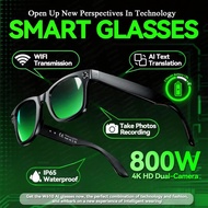 2026 Smart Glasses Men 8MP Camera WiFi Bluetooth Touch Control AI Translation Noise Cancelling AI Gl
