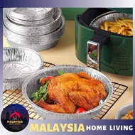 (🇲🇾READY STOCK) Aluminum Foil Air Fryer Liner Paper / BBQ Food Tray Container Non-stick
