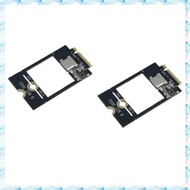 [R Q M U] 2PCS M2 B KEY to TYPE-C Adapter Board M.2 B-Key WWAN 4G Network Card to TYPE-C Interface A