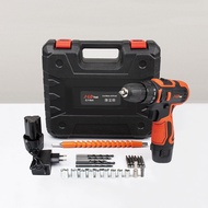 JLD bor baterai cas komplit 12V Mesin bor cas 10mm Bor tangan baterai Bor Tanpa kabel Cordless COD