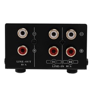 2 in 1 Out or 1 in 2 Out Audio Source Signal Selector Switcher Speaker Audio Source Switcher RCA Int