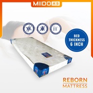 Miido 6 Inches Reborn Mattress With Quilting/Single Size Available/Affordable Mattress High Density 
