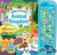 หนังสืออังกฤษใหม่ Animal Kingdom: 50 Button Sound Book : Search & Find Book with 50 Noises! (Look an