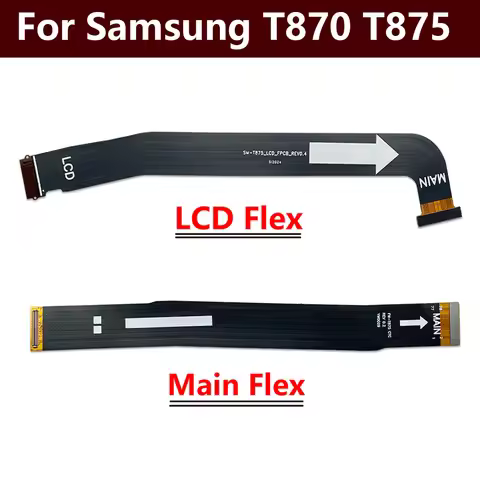New For Samsung Tab S7 SM-T870 SM-T875 T870 T875 Main Board Motherboard Connector LCD Display Flex C