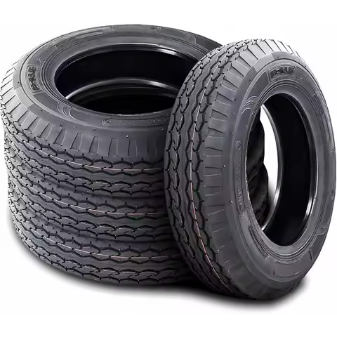 Set of 4 (FOUR) Nama NM519 Premium Trailer Mobile Home Tires-ST8-14.5 8X14.5 Load Range 14-Ply Black