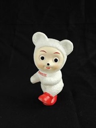 日本 昭和 文明堂 跳舞小熊 儲蓄罐 擺件  這只跳舞小熊是日本糕點品牌“文明堂