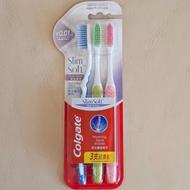 Colgate 高露潔纖柔雙效潔淨 (超細纖毛) 軟毛牙刷精巧刷頭 全新 3支裝