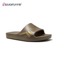 Luofu Loafer Slippers Mens Flip Flops Home Indoor Home Bathroom Bath Non-Slip Eva Couples Sandals