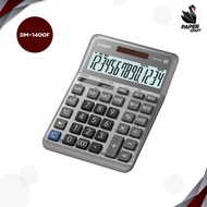 เครื่องคิดเลข casio DM-1400F 14หลัก ของแท้ สคบ. ทุกชิ้น รับประกันจากศูนย์ 2 ปี