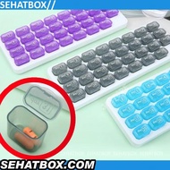 31Days 31-Section Pill Box Vitamin Jewelry Monthly Box