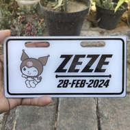 Electric Bike Plates / Custom Name Electric Bike Plates / Photo Electric Bike Plates
