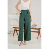Galileo Pearl Embellished Wide Leg Pants