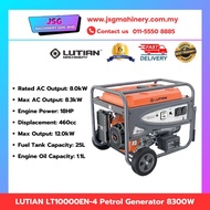 LUTIAN LT10000EN-4 8.0kW Petrol Generator Electric Start 240V Portable Power Generator