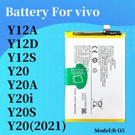 Battery For Vivo Y20 V2029 / Y20 2021 / Y20i / Y20A / Y20S / Y12A / Y12D / Y12S  Bateri y20 B-O5