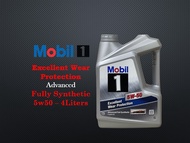 MOBIL 1 - 5w50 API-SN Fully Synthetic Engine Oil - 4Liter 5w-50 API SN Minyak Enjin