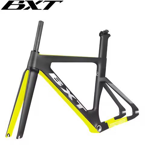 BXT High - Performance Carbon Track Fixed Gear Road Bike Frame Made of T800 Carbon Fibre, Lightweigh