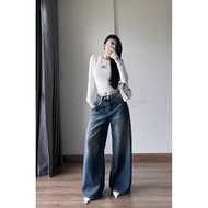 QCL1 hidden low-rise jeans (3208)