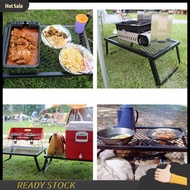 mw Portable Foldable BBQ Grill Rack Campfire Table for Cooking Camping Barbecue