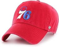 '47 Philadelphia 76ers Clean Up Red Strapback Adjustable Hat