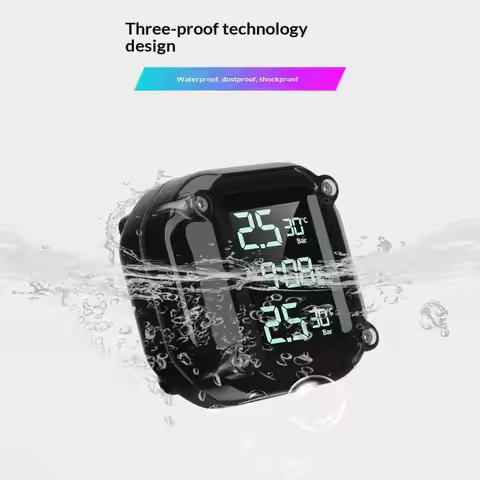 * Motorcycle Wireless Tire Pressure Detector Motorcycle Tire Pressure Monitor M5 Combination Digital