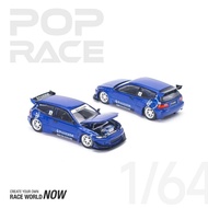 Pop Race Scale 1: PR64640127-B Honda Civic EG6 V1.5 Body Diecast color metallicbiru