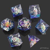 Polyhedral Planet Running Group DND  Resin New Dice Role Playing D20COC Dungeons and Dragons Dice XW
