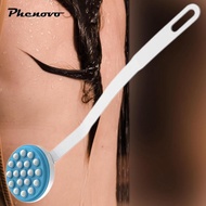 [Phenovo] Body Cream Lotion Applicator Back Leg Massager Body Scrubber Mobility White