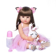 Free shipping 50cm Realistic Baby Doll Full Silicone Water-Resistant Toy BJD Doll from Mainland Chin