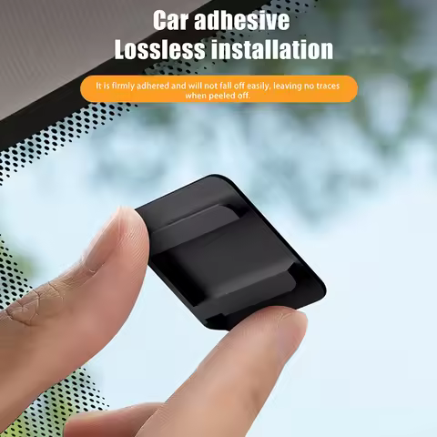 Car Toll Pass Holder Adhesive Sticky ETC Bracket Adhesive Removable Easy Installation Compact Toll P