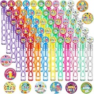 60 Pcs Graduation Mini Bubble Wands 4 Inch Assorted Graduation Party Favors Class of 2024 Grad Small