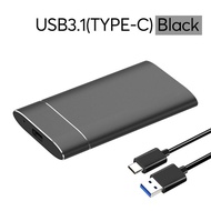 T37 Aluminum Alloy HDD Enclosure MSATA to USB3.1 Type-C Adapter for Mini-SATA SSD 1.8 Inch Sata3 Box