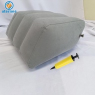 Aternee Knee Wedge Pillow Reading Relax Foot Pillow Elevation Inflatable Bed Wedge