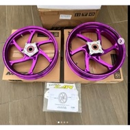 Purple MFZ Forged Rim Honda XADV750 X-ADV 750 Sport Rims Set 5.0*15 3.5*17 CNC 100%  Plug And Play P