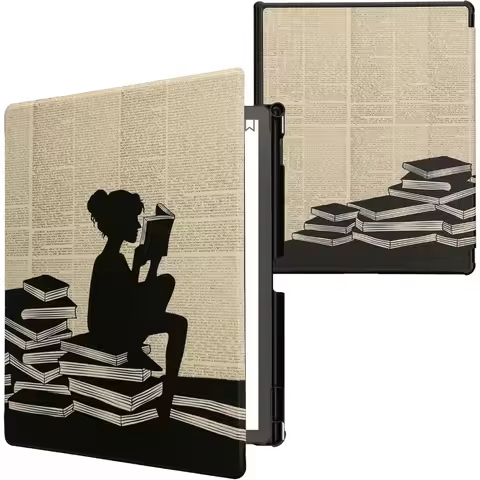 E-reader Cover for Kindle Scribe 11" (2025) - Girl and Books Design