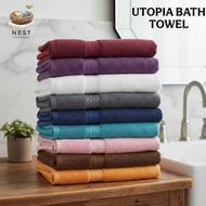 Branded Utopia Premium Bath Towel US – 70x140CM | 600 GSM, 100% Ring-Spun Cotton Towel absorbent Qui