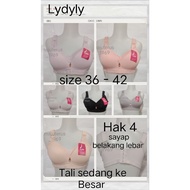 Lydyly BH 79218 / 478 Heels/ Hooks 4 Cup B (medium) size 36 - 42 Medium large straps with sponge wit