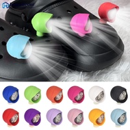 HOMEDECOR 2Pcs Shoe Headlights Waterproof Shoe Charms Accessories for Crocs Shoes 3 Light Modes for 