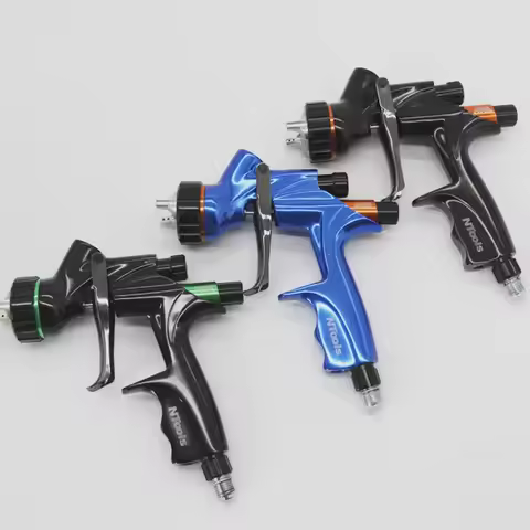 Air Spray Gun HVLP 1.3mm Nozzle Water-Based Paint Varnish Sprayer for Devilbiss