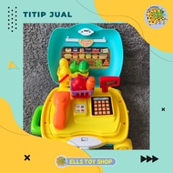 Mainan Koper Anak Set Kitchen dan Kasir Vegetable Shop Preloved