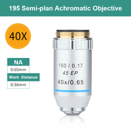 4x/10x/20x // 40x/60x/100X bán kế hoạch Achromatic vật kính 195 mm khoảng cách liên hợp cho kính hiể