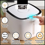 Bekas Beras 5kg Rice Storage 5kg 10kg Storage Beras Rice Storage Box Container Simpan Beras Insect M