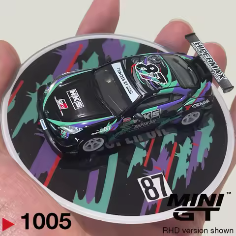 MINIGT 1005 In Stock 1:64 Toyota GR86 HKS TYPE R 2022 Tokyo Auto Salon Diecast Car Model Collection 