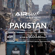 AIRSIMe Global Travel Prepaid eSIM - Pakistan