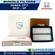 FILTERS SET AIR & CABIN FILTERS for HONDA CITY 2021-PRESENT - 80292-TJA-H01/17220-62F-T01