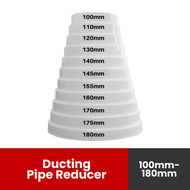 4/5/6/7/8/10/12 Inch x 9 Meter Flexible PVC Aluminium Ducting Suction Hose Thick Foil Fireproof Wate
