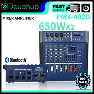 Deuahub PMX402D mixer amplifier with equalizer 4-channel built-in EQ/recording Suport bluetooth USB 